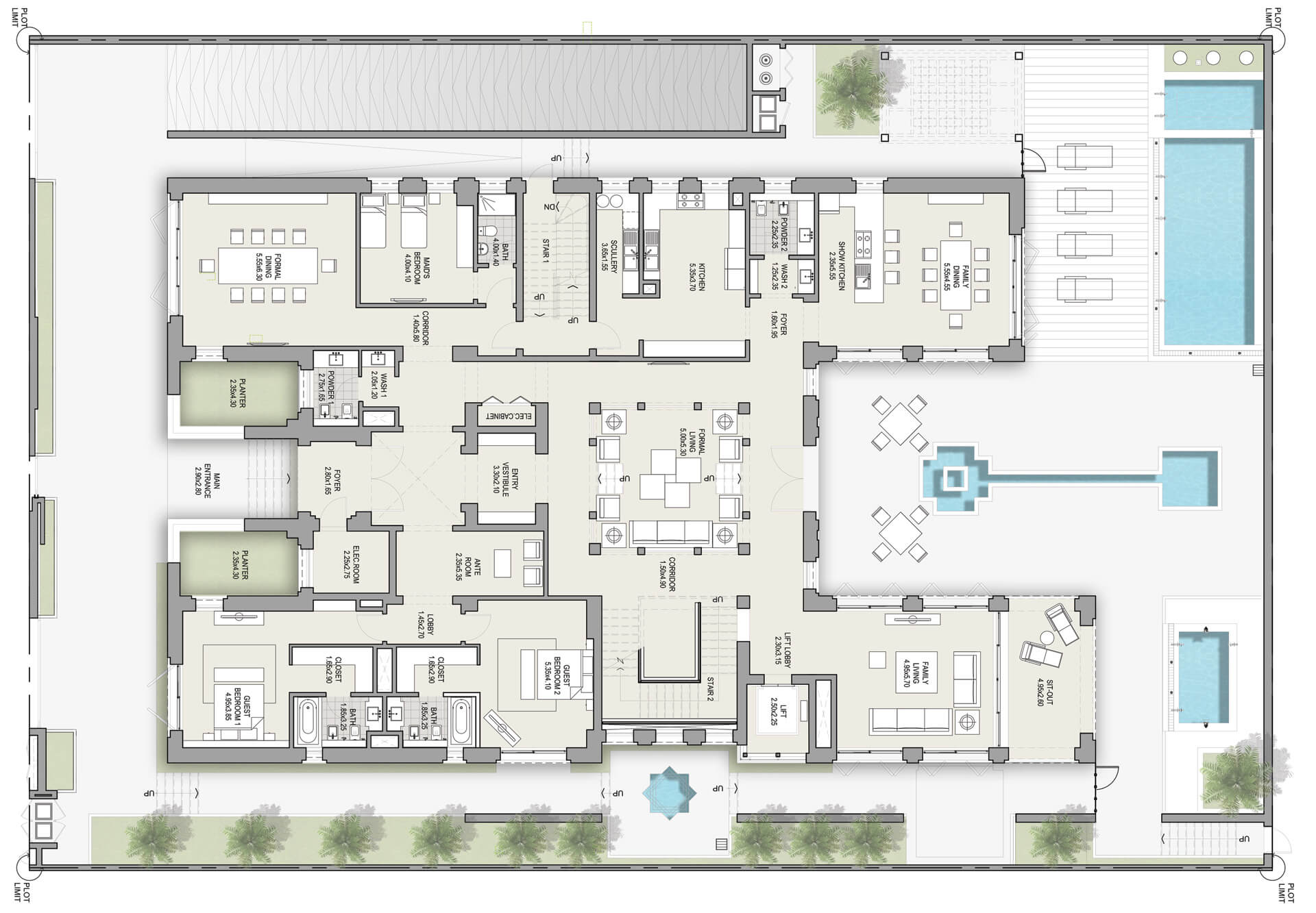 Modern Arabic Mansions District One